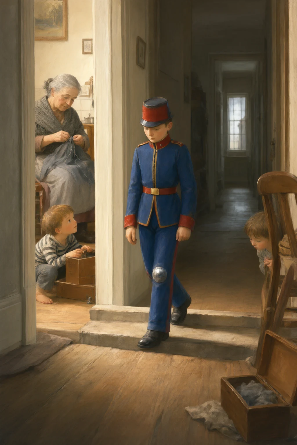 The Wooden Soldier Who Chose the Doorway