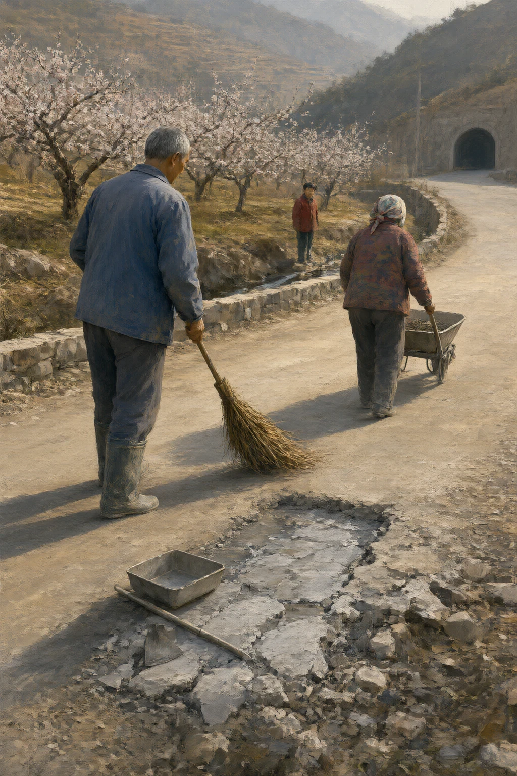 The Painter Who Drew a Road and Lost It