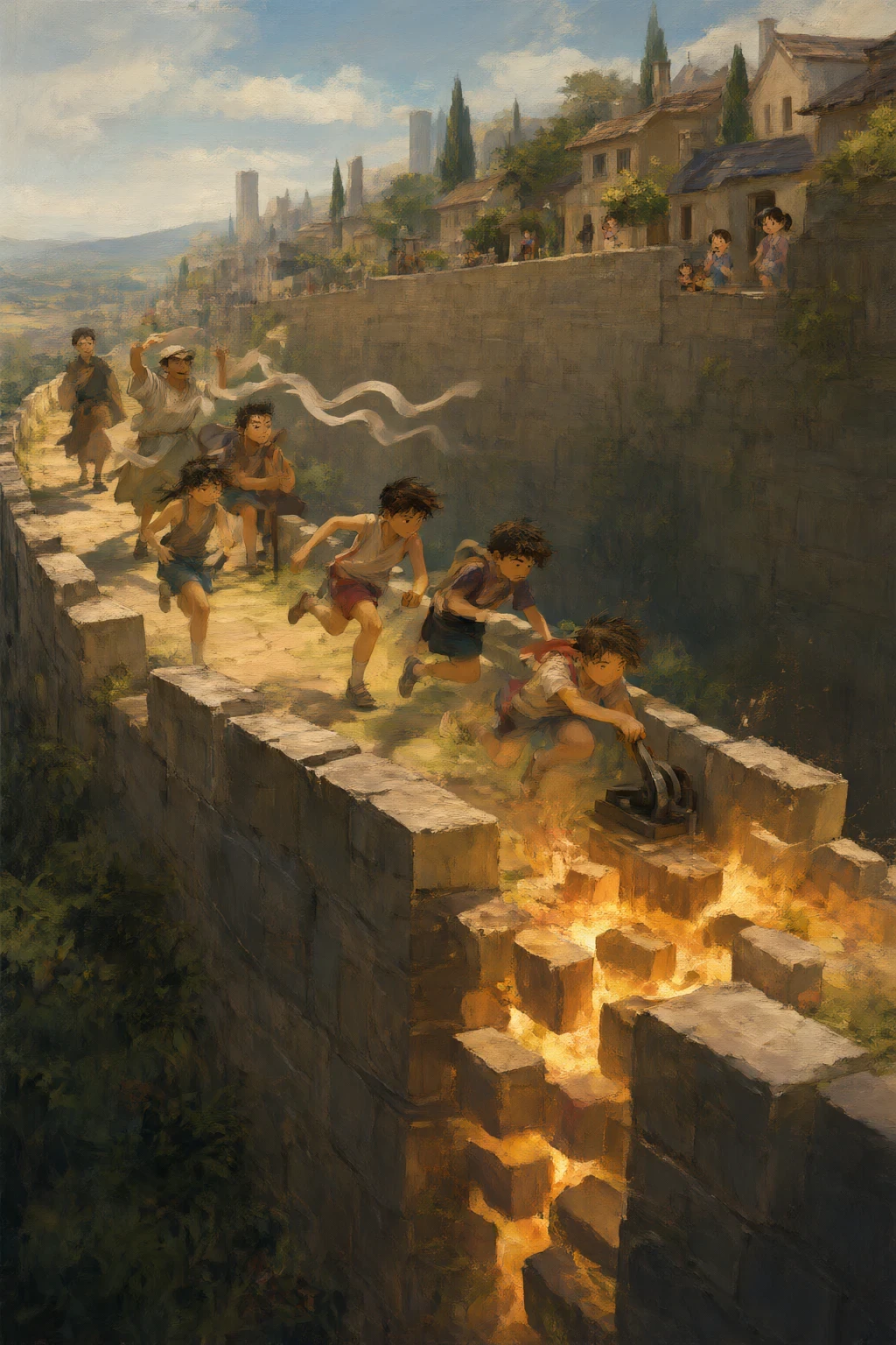 The Race Beside the Falling Wall