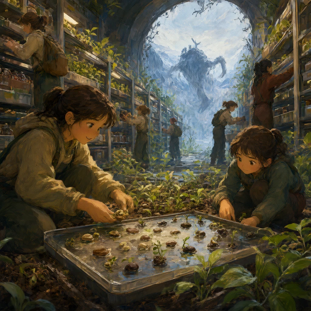 The Seed Bank at the End of Winter