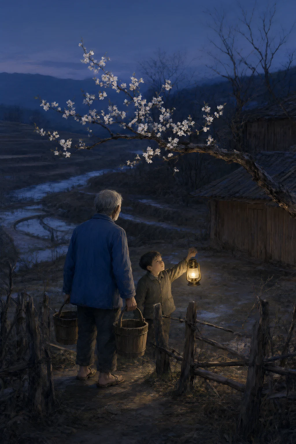 The Cherry Tree That Bloomed for the Old Man