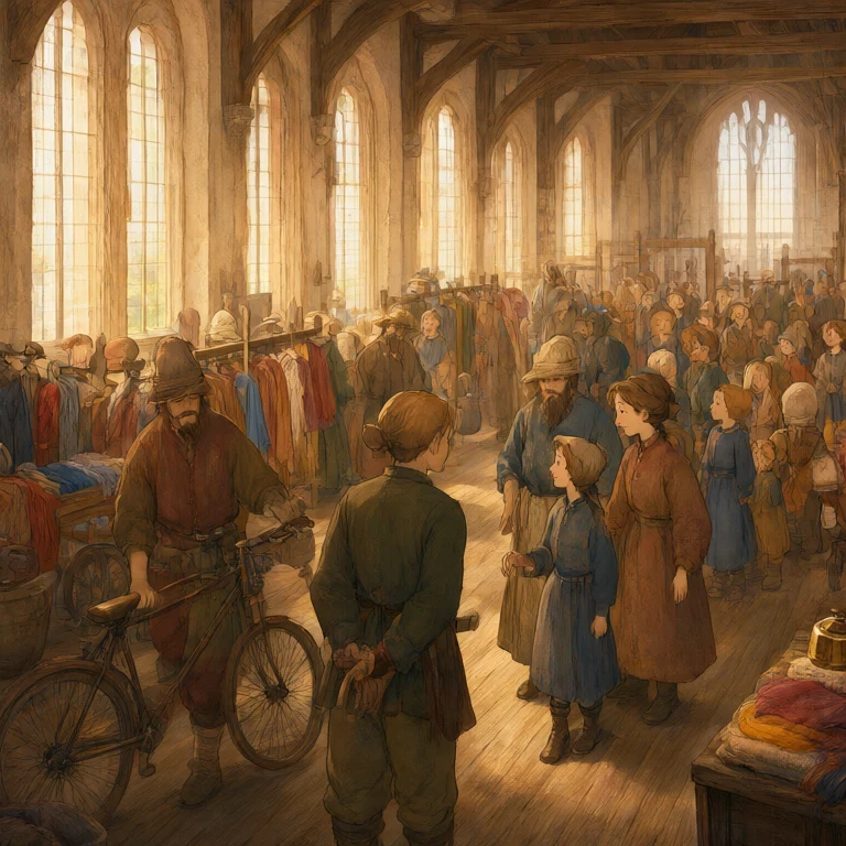 The Procession in a Cold Wind